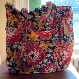 Like New Vera Bradley XL Tote Bag in Bittersweet (retired print)